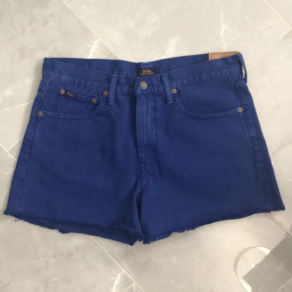 Polo Ralph Lauren The Crosby Relaxed Shorts Cotton Blue Women’s
